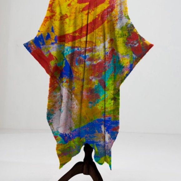 NWT Sheer Wrap, Sherwood Forest by Noora Elkoussy for Shop Vida - Picture 4 of 7